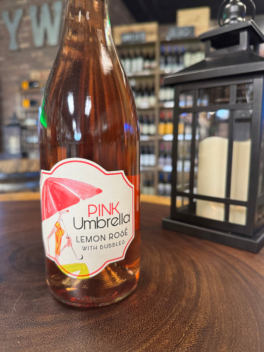 Pink Umbrella Lemon Rosé with Bubbles*