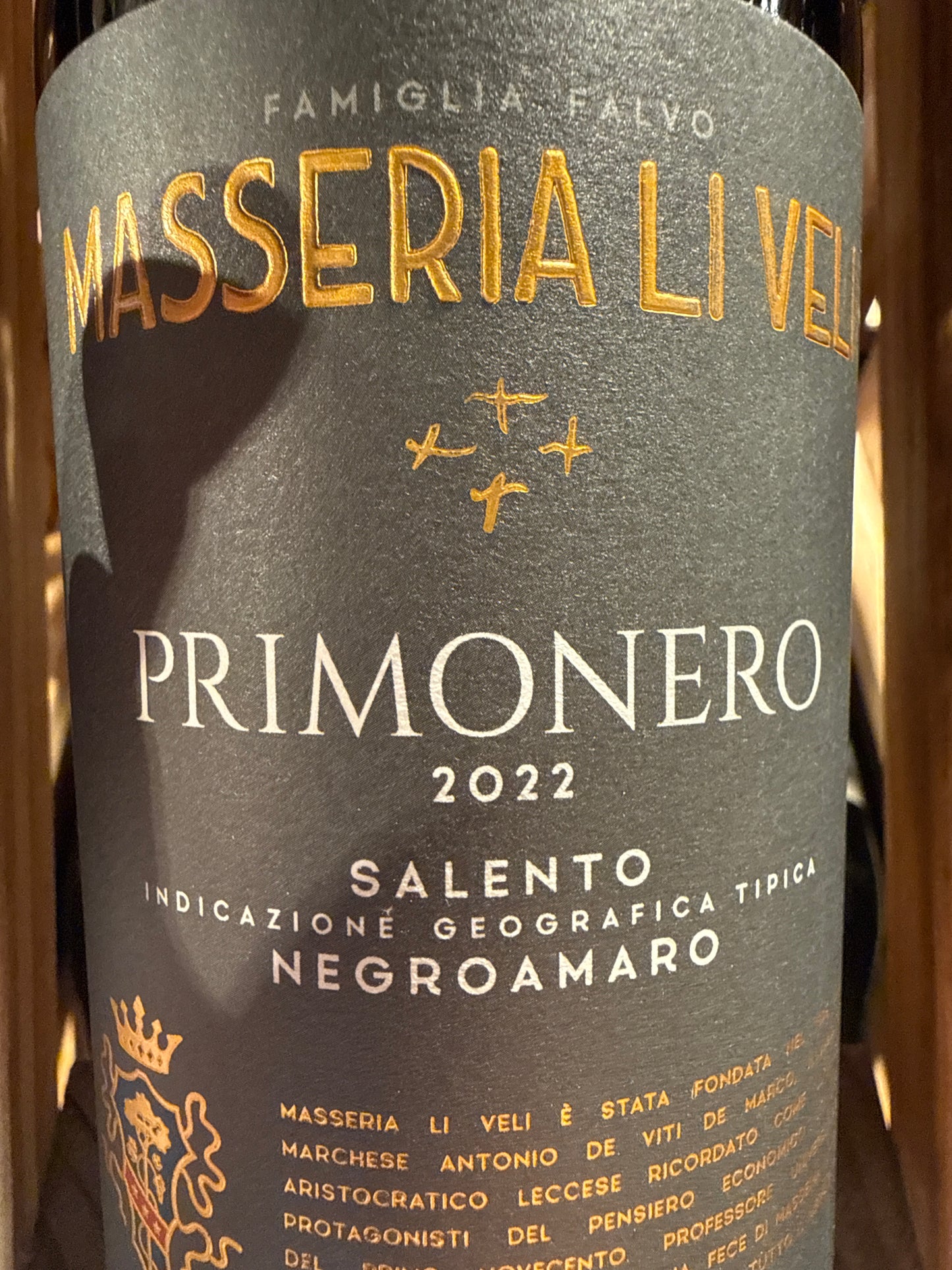 Masseria Li Veli Negroamaro 'Primonero'