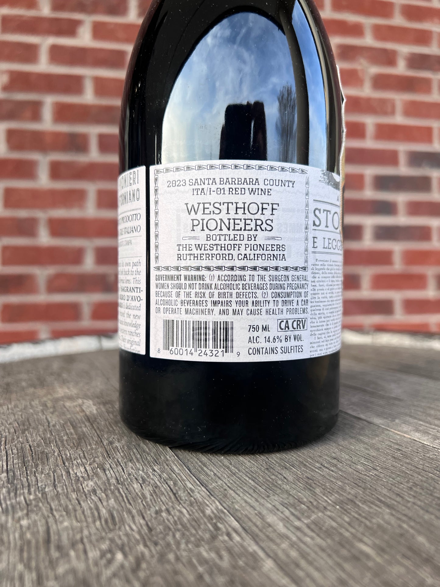 Westhoff Pioneers ITA Red Blend *