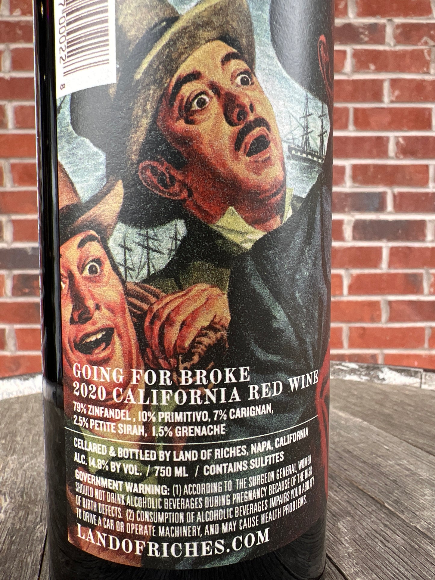 Paydirt “going for broke” Red Blend*
