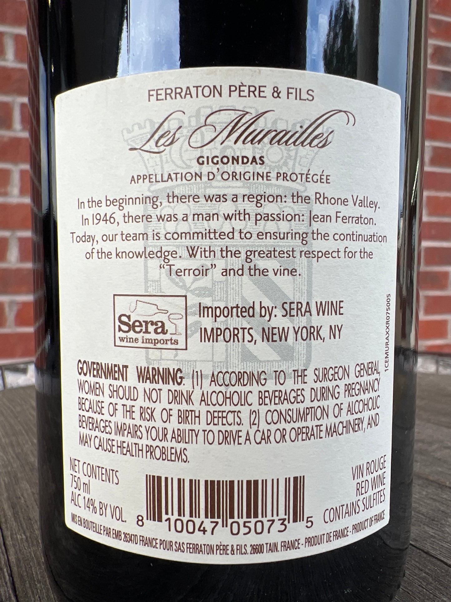 Ferraton ‘Les Murailles’ Gigondas (2021)