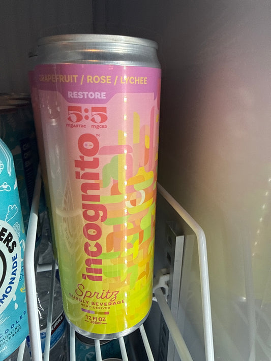 Incognito Grapefruit/Rose/Lychee (5mg THC, 5mg CBD)*