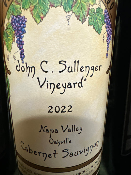 Nickel & Nickel 'Sullenger Vineyard' Cabernet (2022)