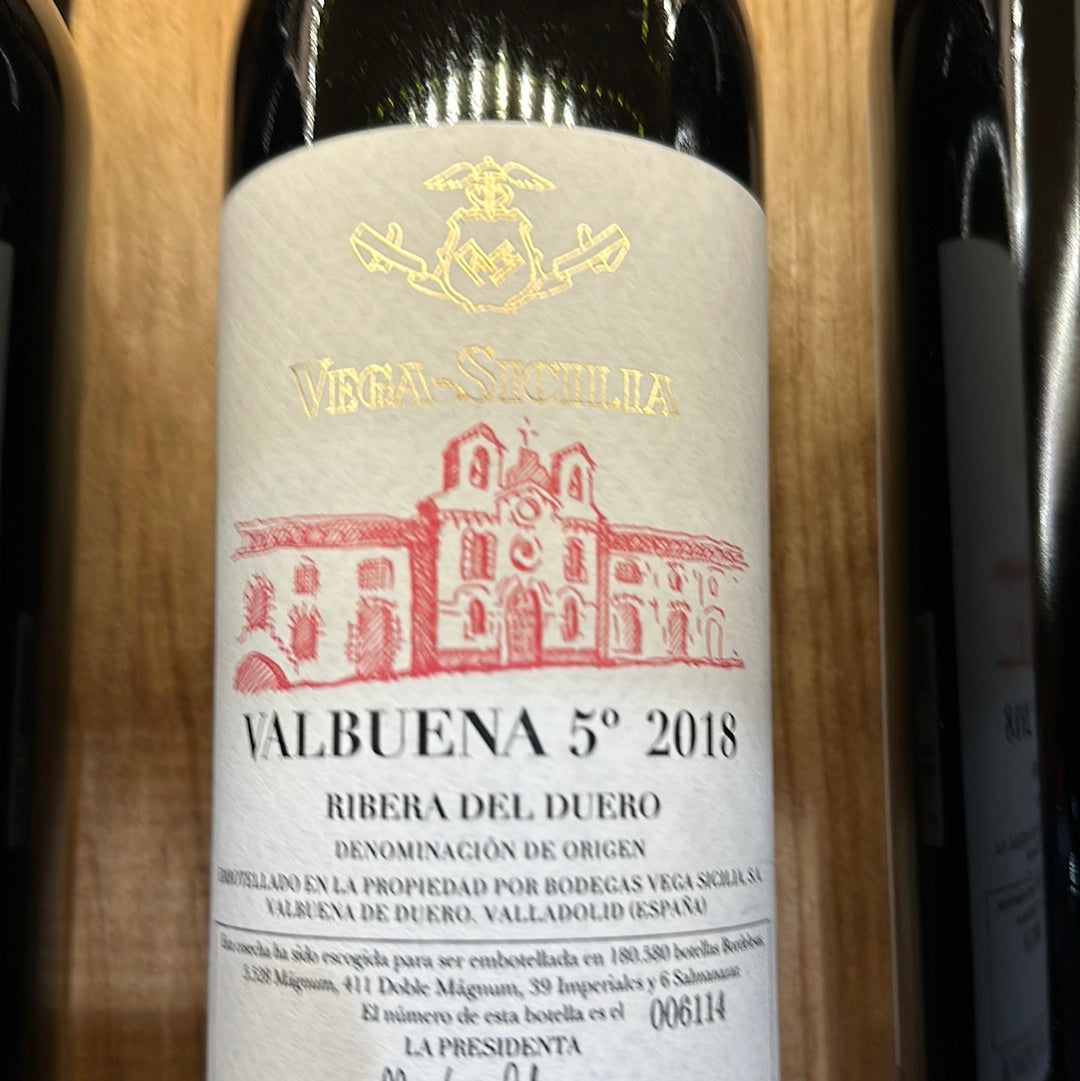 Vega Sicilia Valbueno 5 “2018”