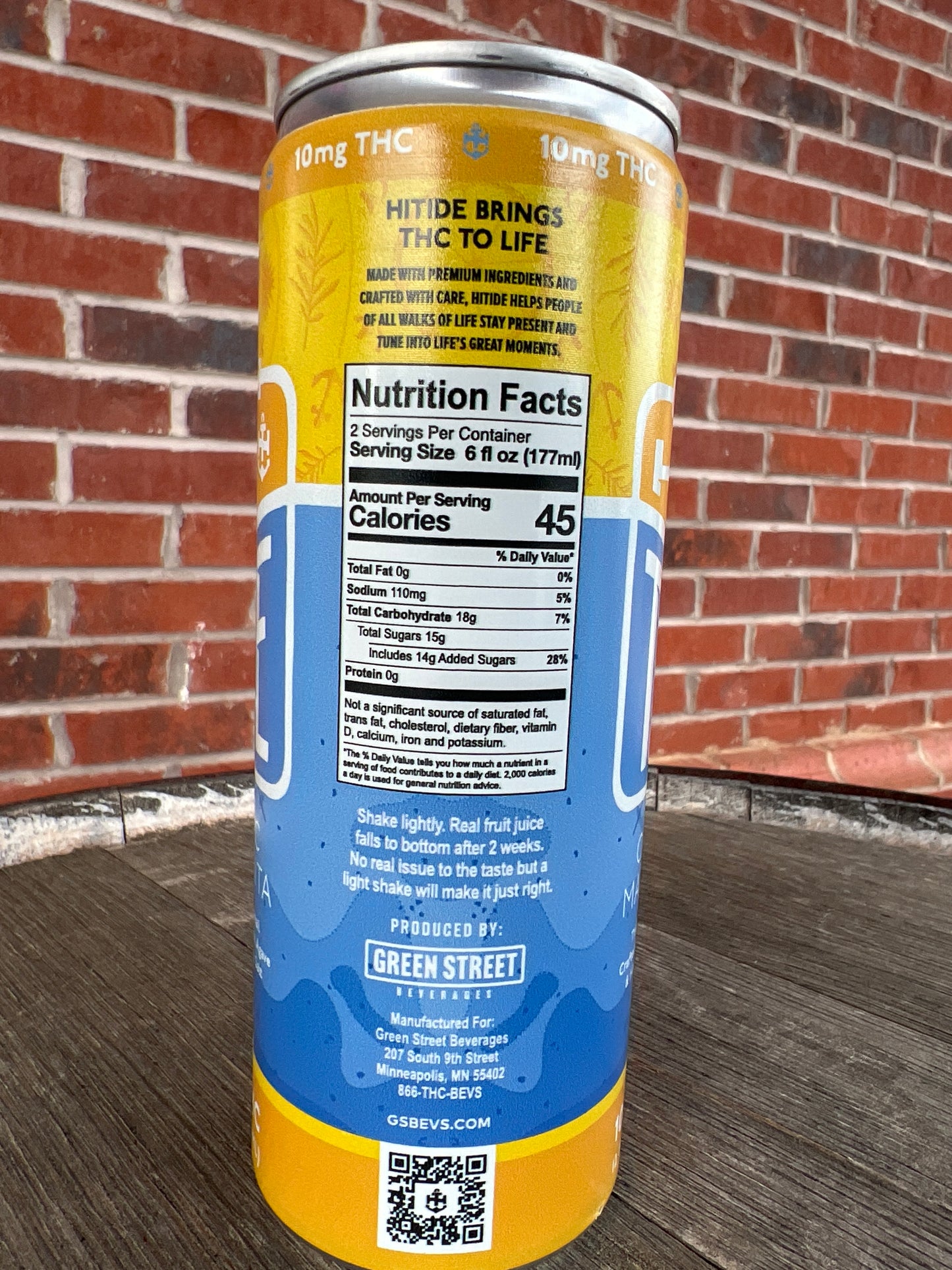 Hi Tide Margarita (10mg THC)