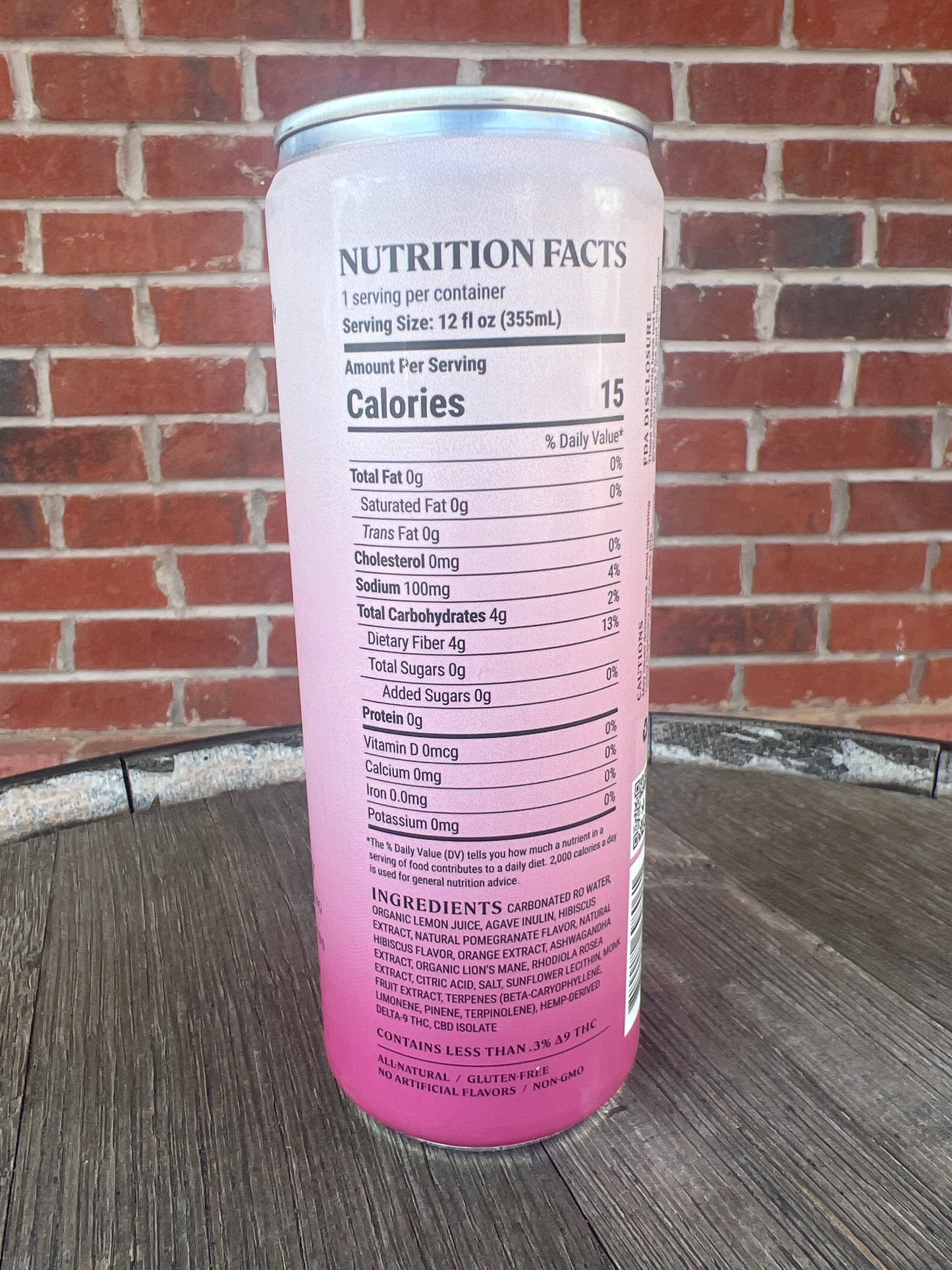 BLNCD Brain Boost Hibiscus Punch 12oz Can