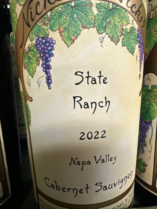 Nickel & Nickel 'State Ranch' Cabernet  (2022)