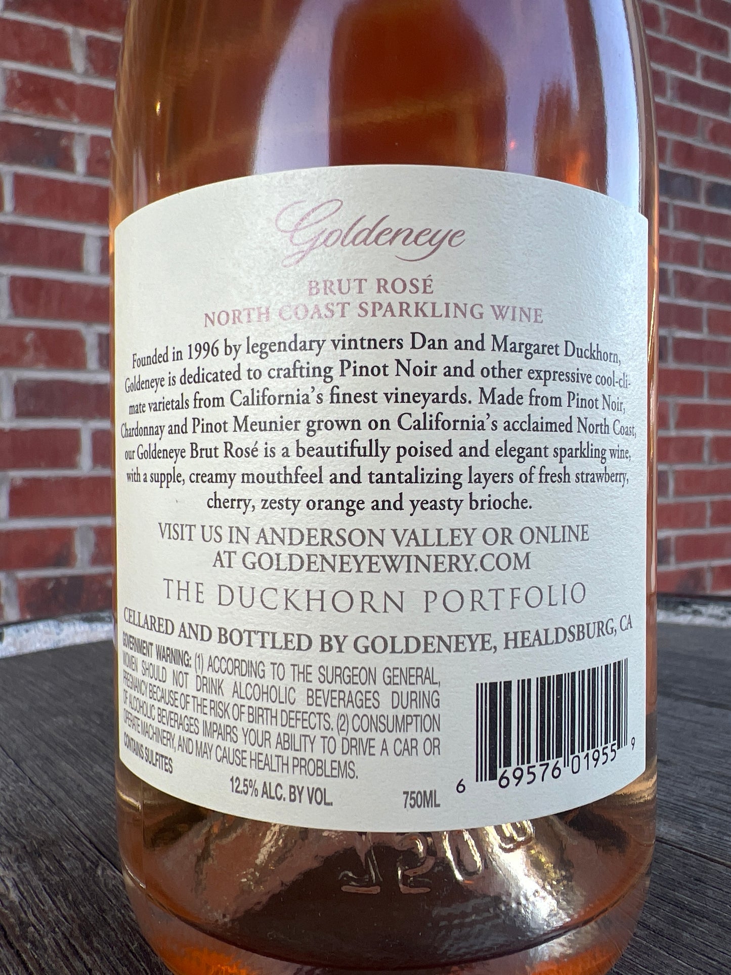 DUCKHORN Goldeneye Sparkling Rose **