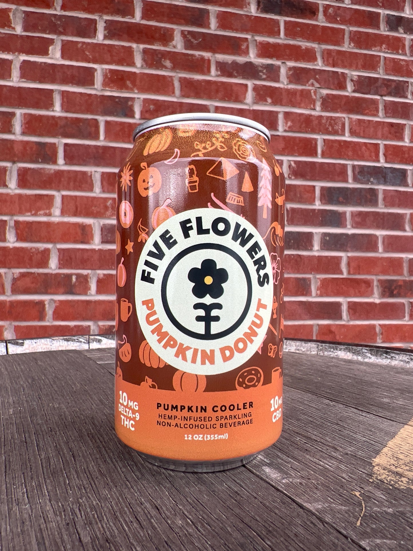 Five Flowers (THC 10mg) Pumpkin Donut*
