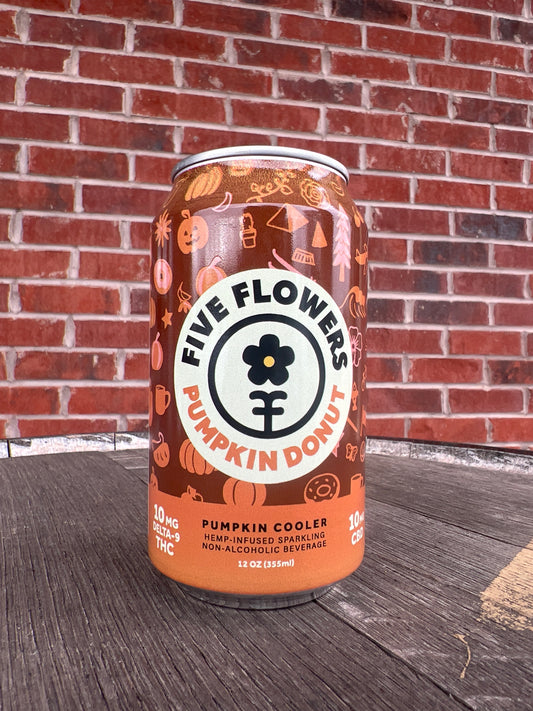Five Flowers (THC 10mg) Pumpkin Donut*