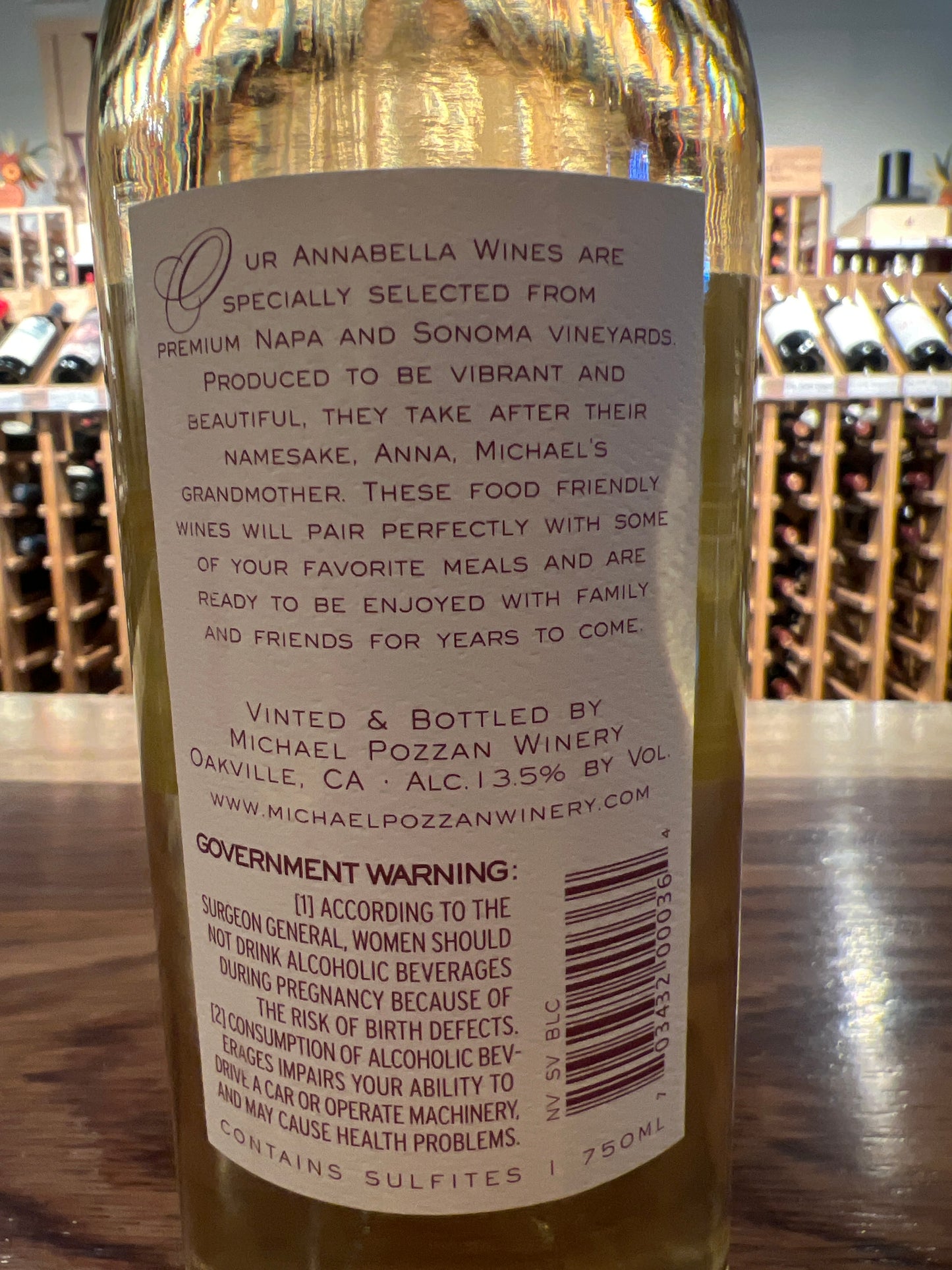 Annabella ‘Napa’ Sauvignon Blanc*