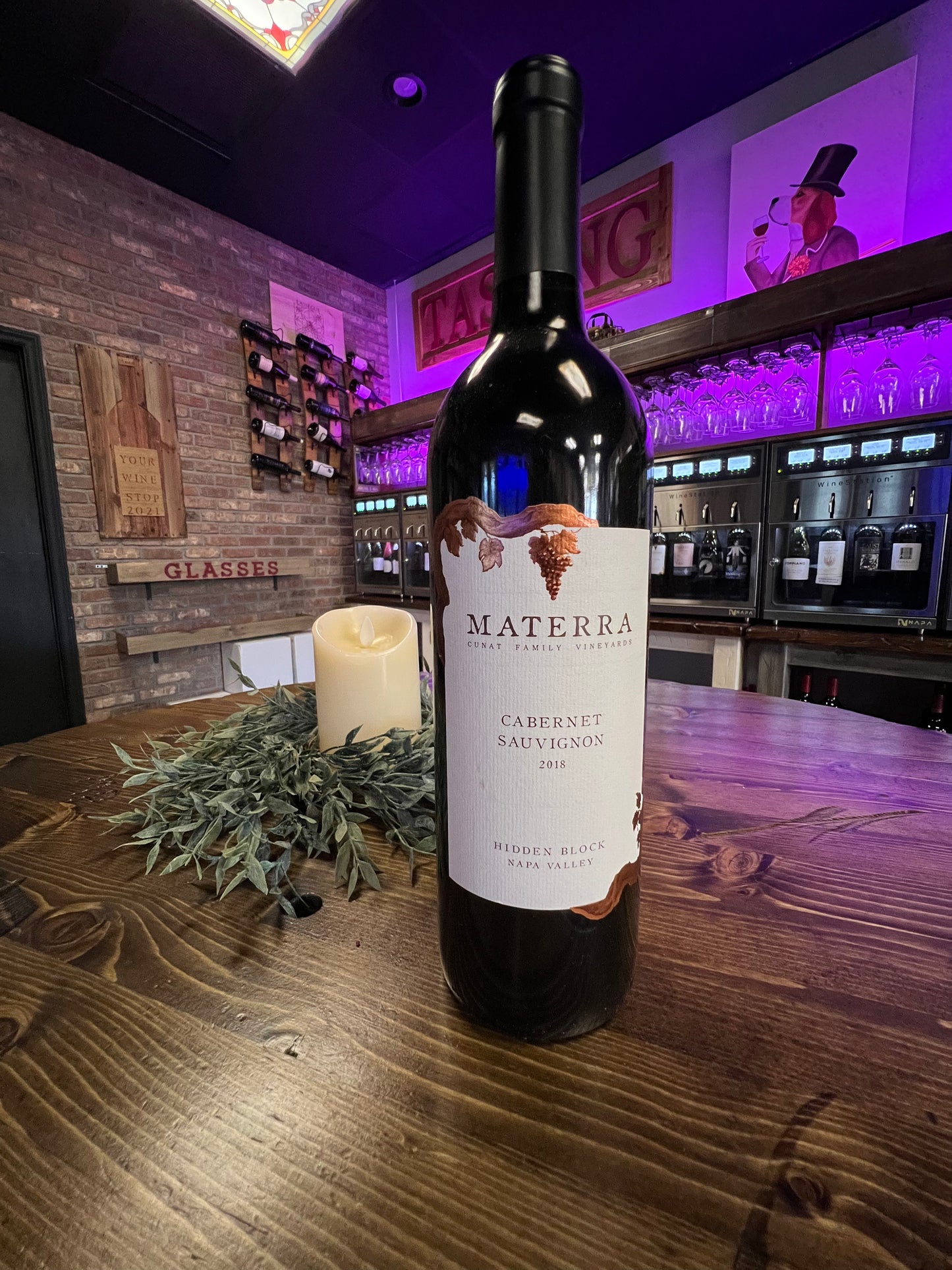 Materra Cabernet “Hidden Block” (Diamond Mountain). Db