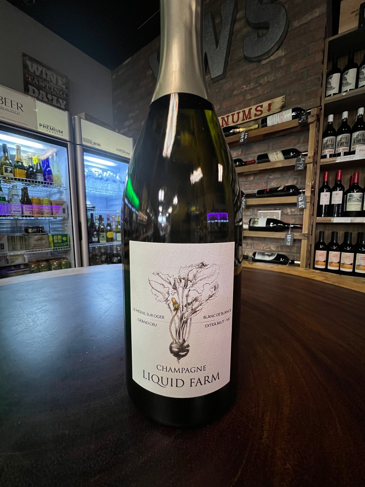 Liquid Farm Grand Cru Blanc de Blancs Champagne (NV)