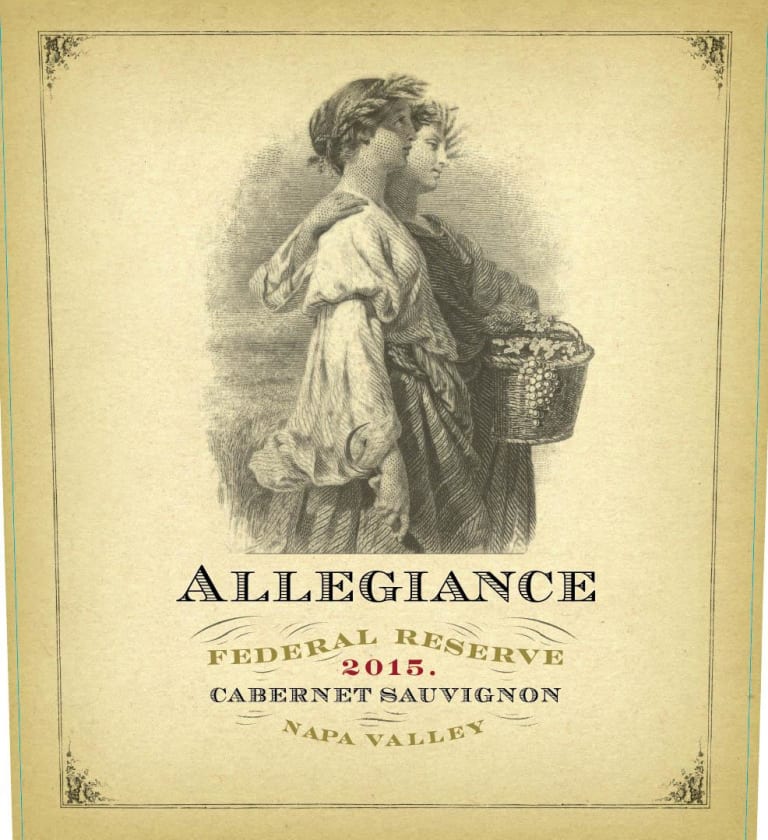 Banknote 'Allegiance' Federal Reserve Cabernet Sauvignon 2015