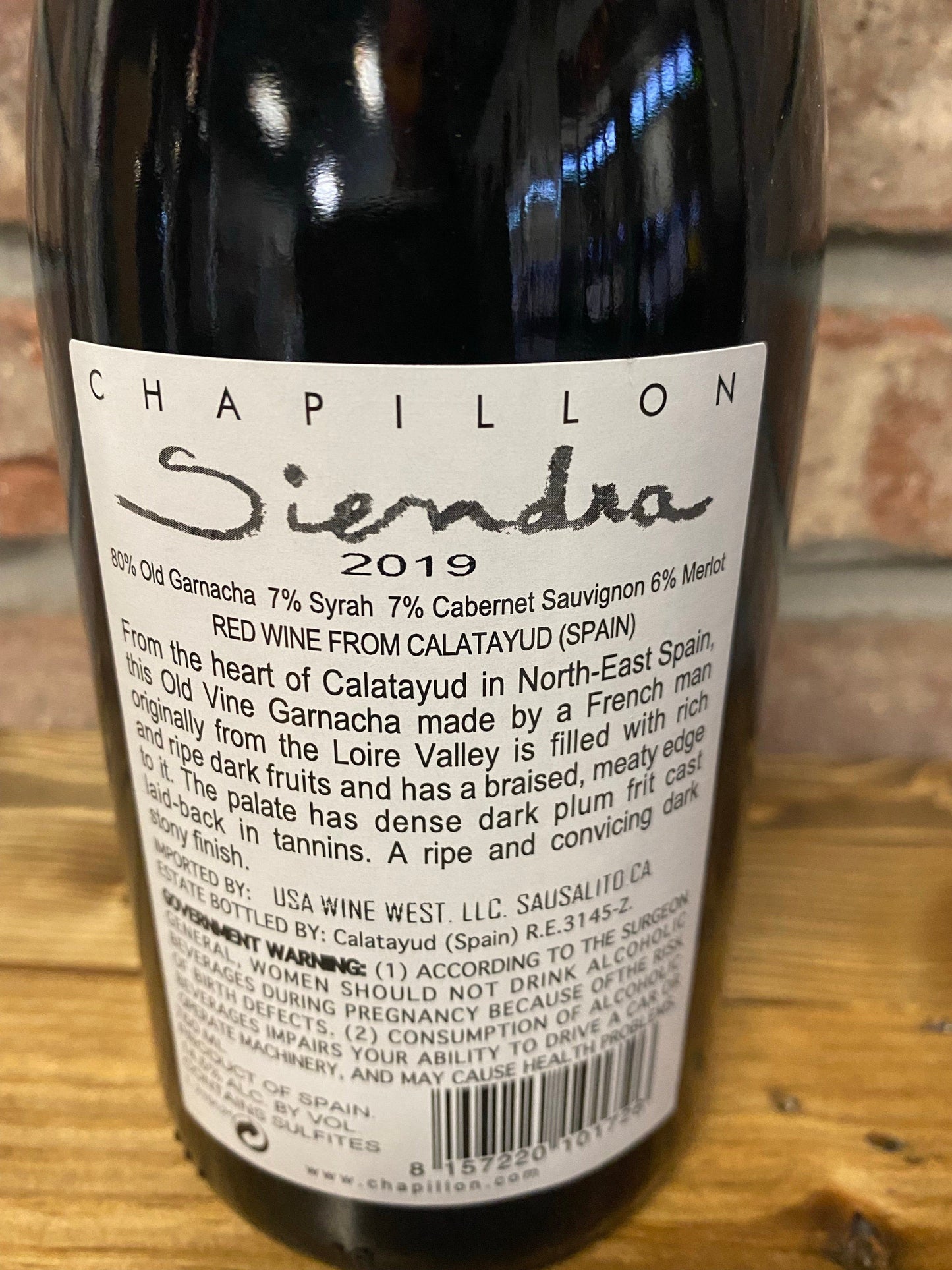 Chapillon Siendra (Garnacha Blend) - Your Wine Stop - Denver, NC
