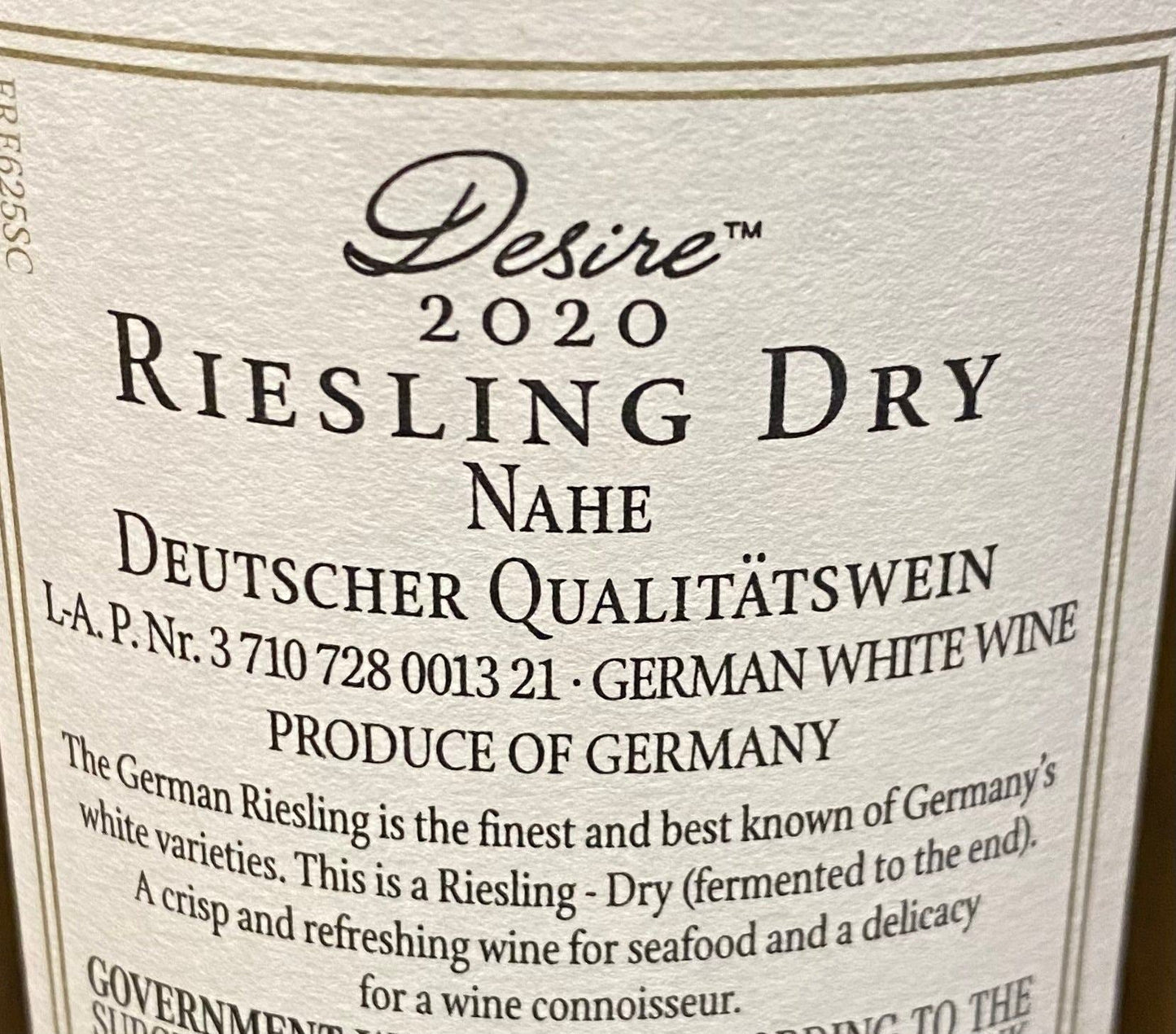 Desire Dry Riesling - Your Wine Stop - Denver, NC
