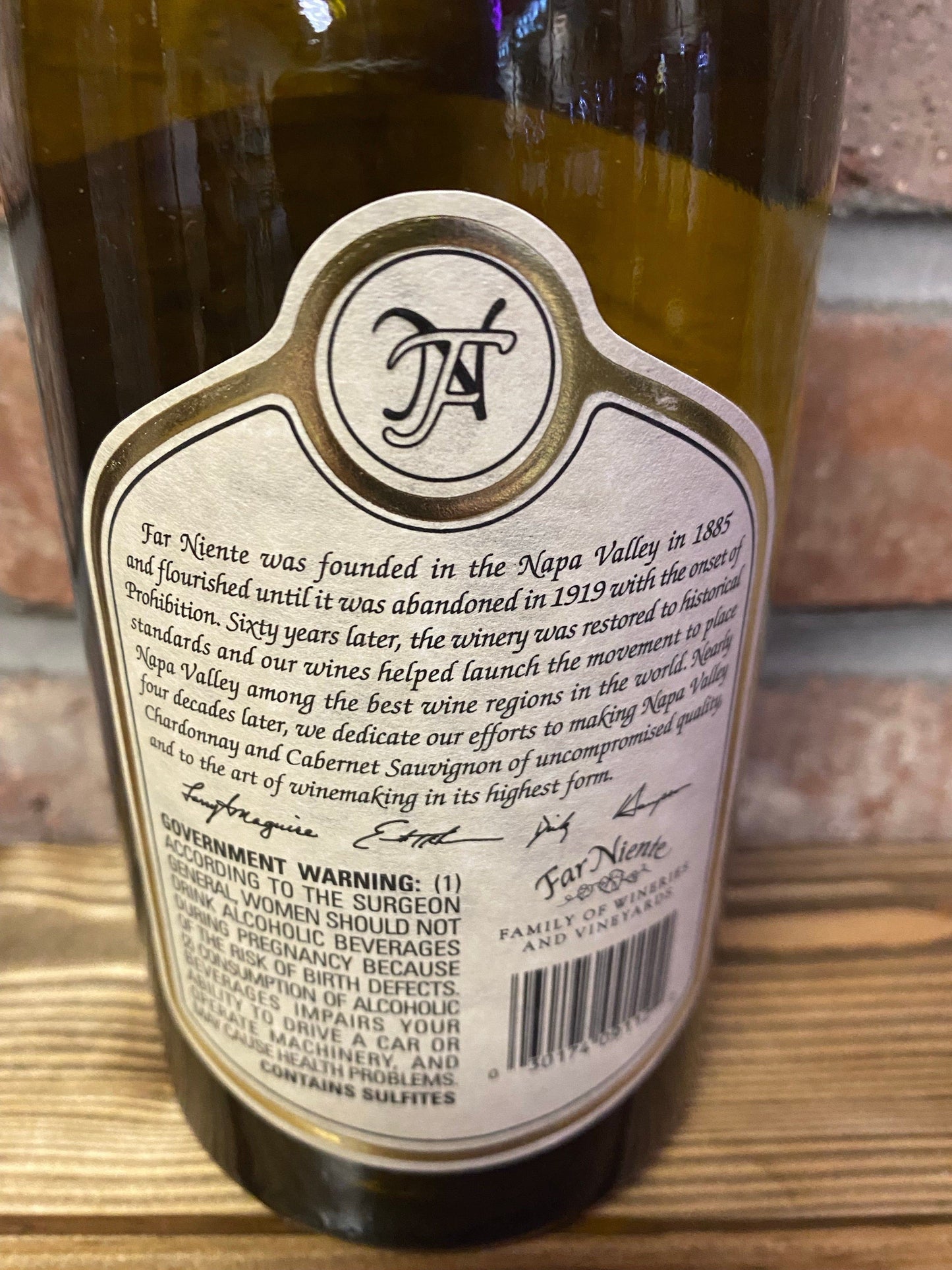 Far Niente Chardonnay - Your Wine Stop - Denver, NC