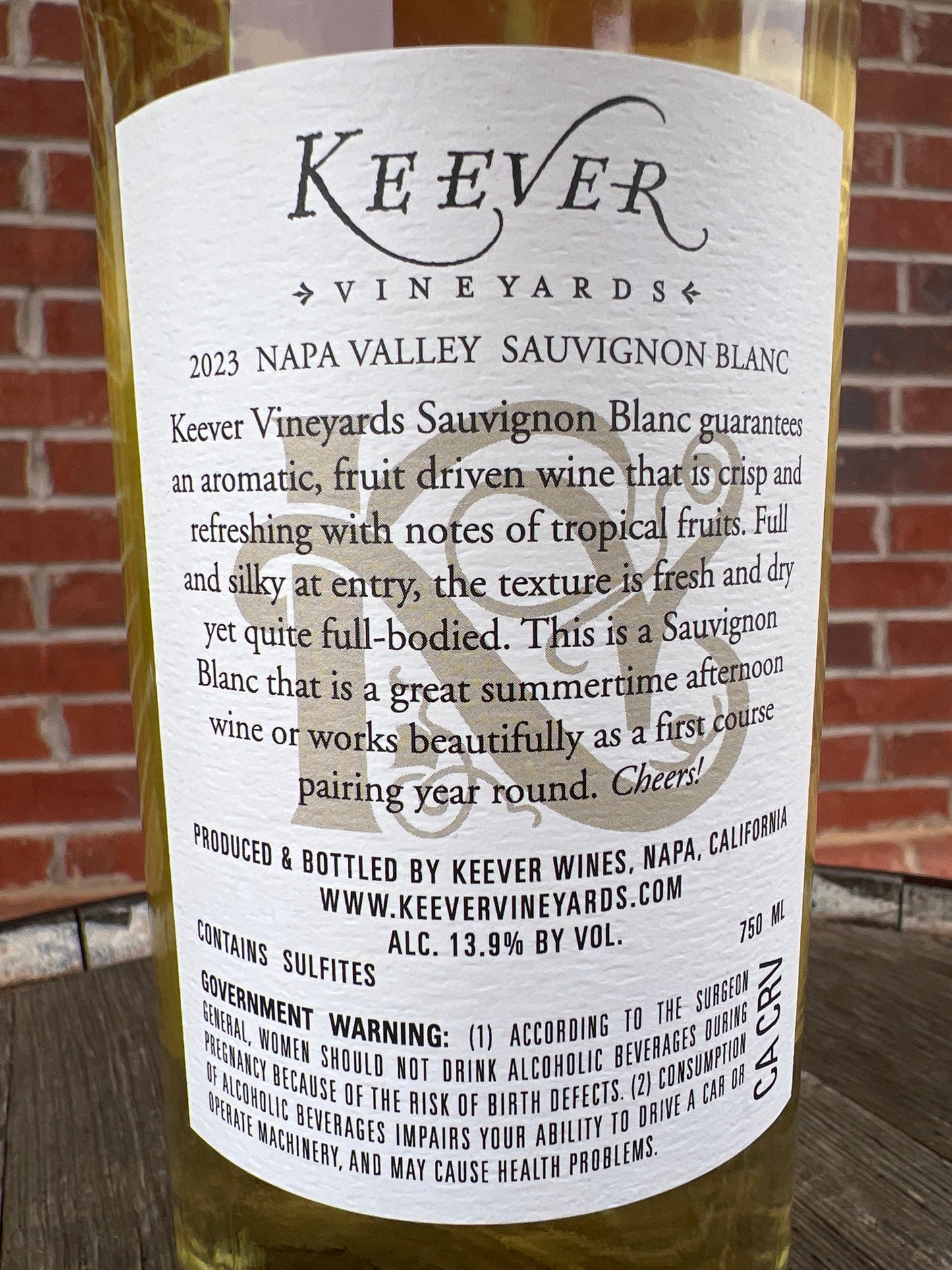 Keever ‘Napa’ Sauvignon Blanc *