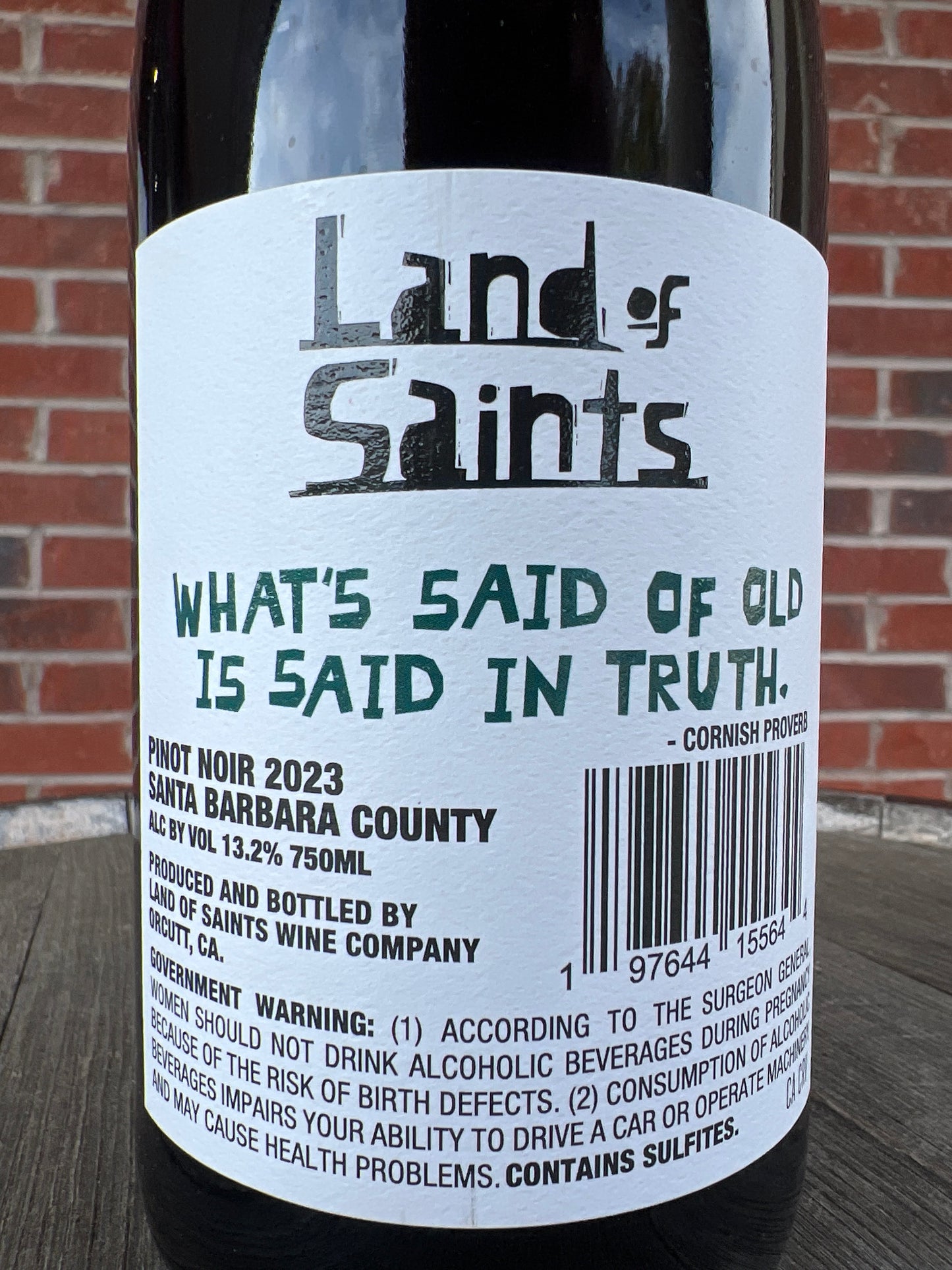 Land of Saints [Santa Barbara County] Pinot Noir (2023)