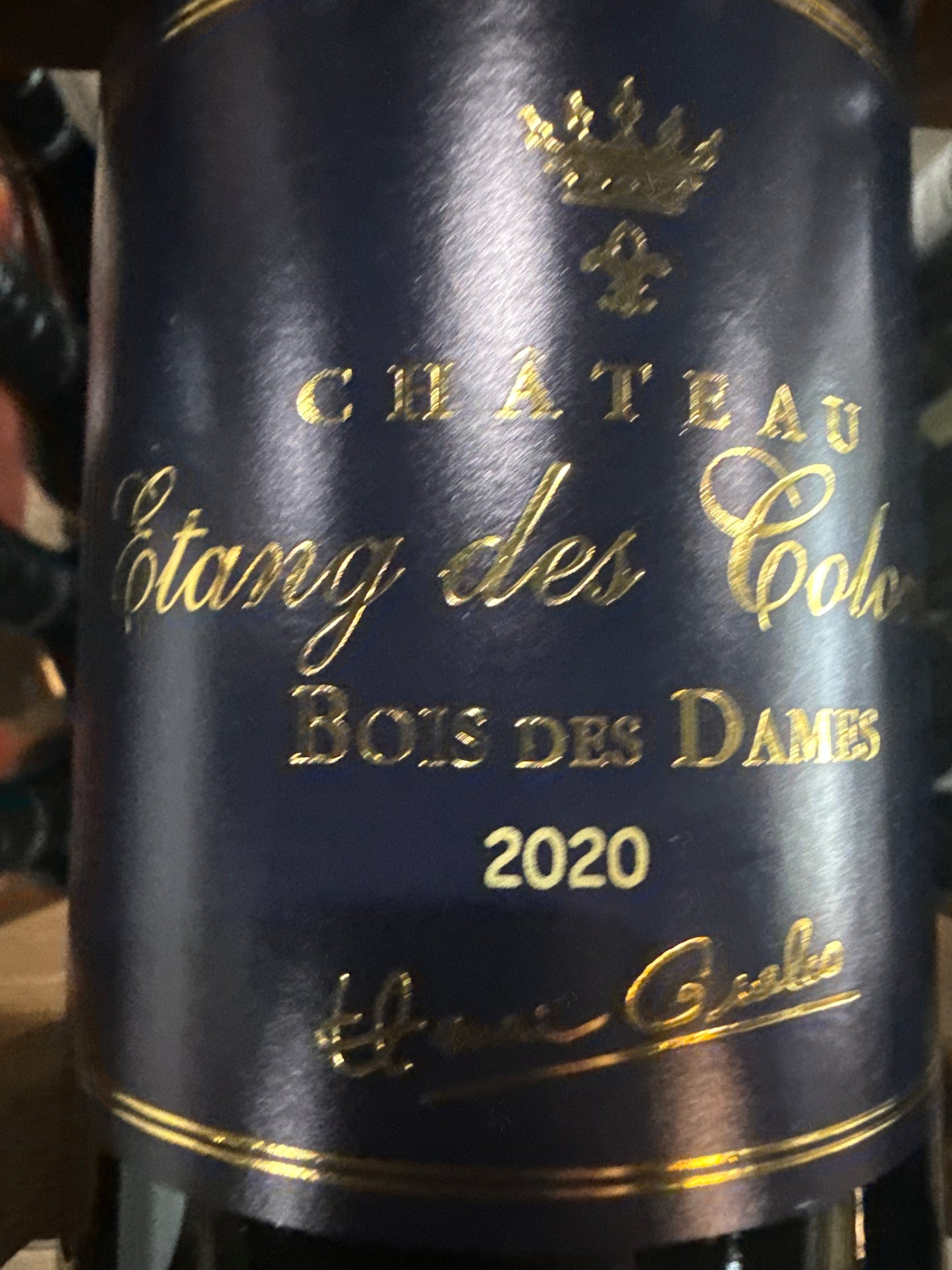 Etang des Colombes "Bois des Dames" Corbieres Rouge (2020)