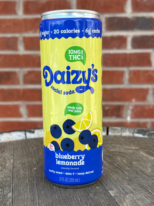 Daizy’s Social Soda THC Blueberry Lemonade
