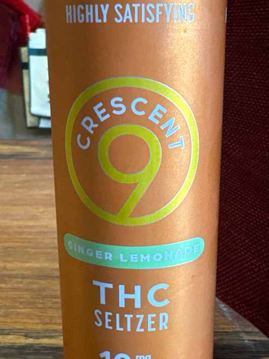 Crescent ginger lemonade THC Seltzer