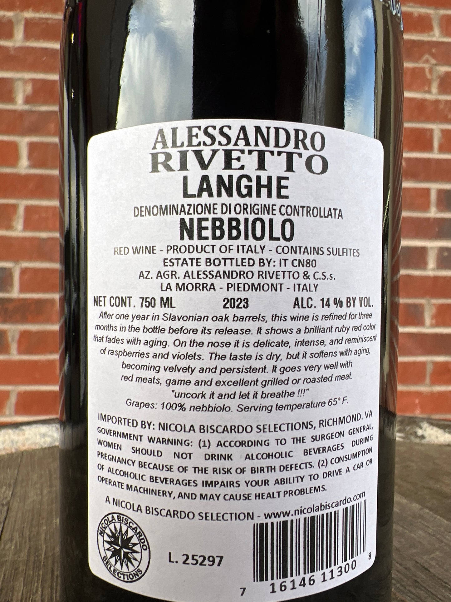 Alessandro Rivetto Nebbiolo
