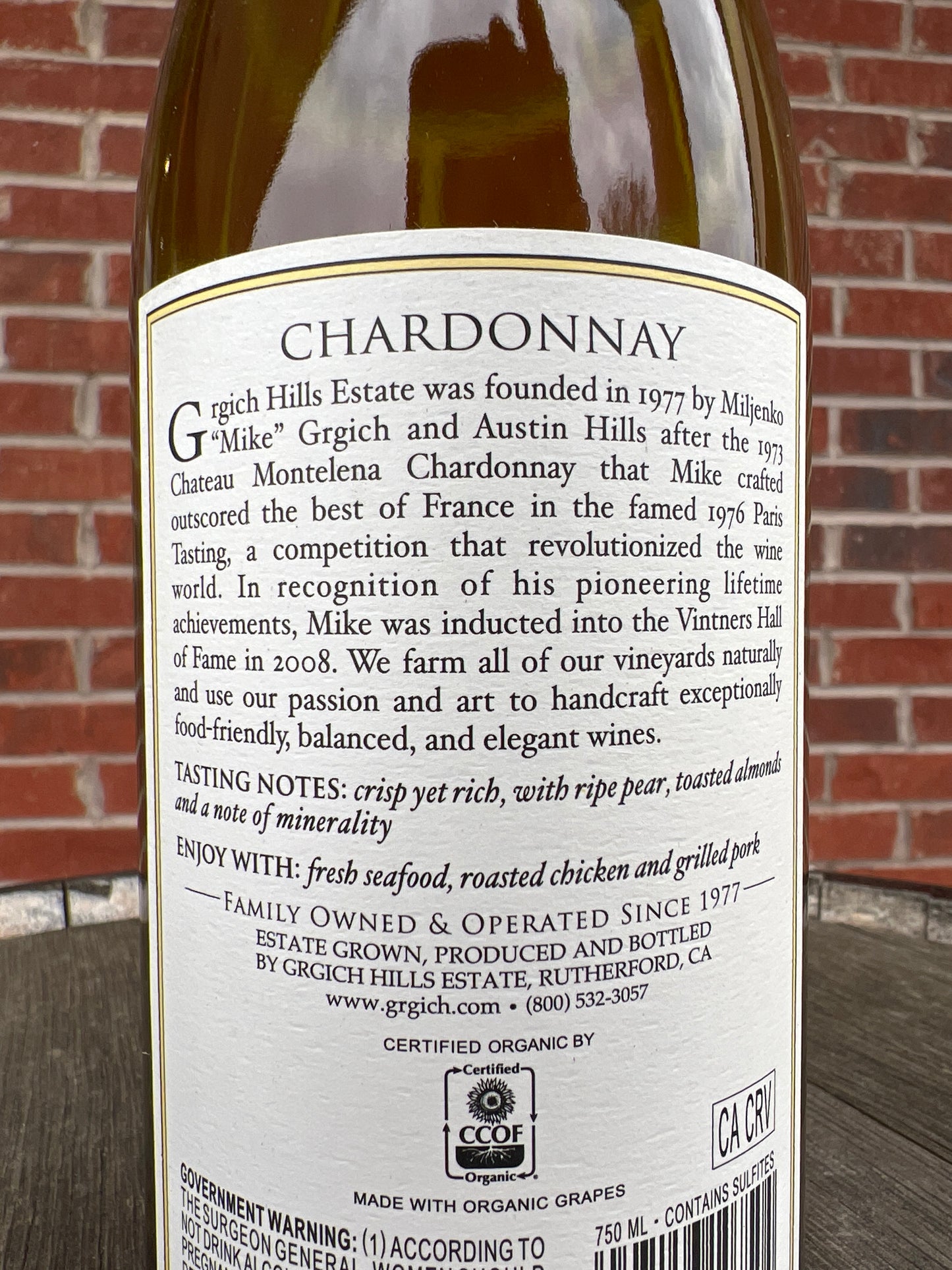 Grgich Hills ‘NAPA’ Chardonnay
