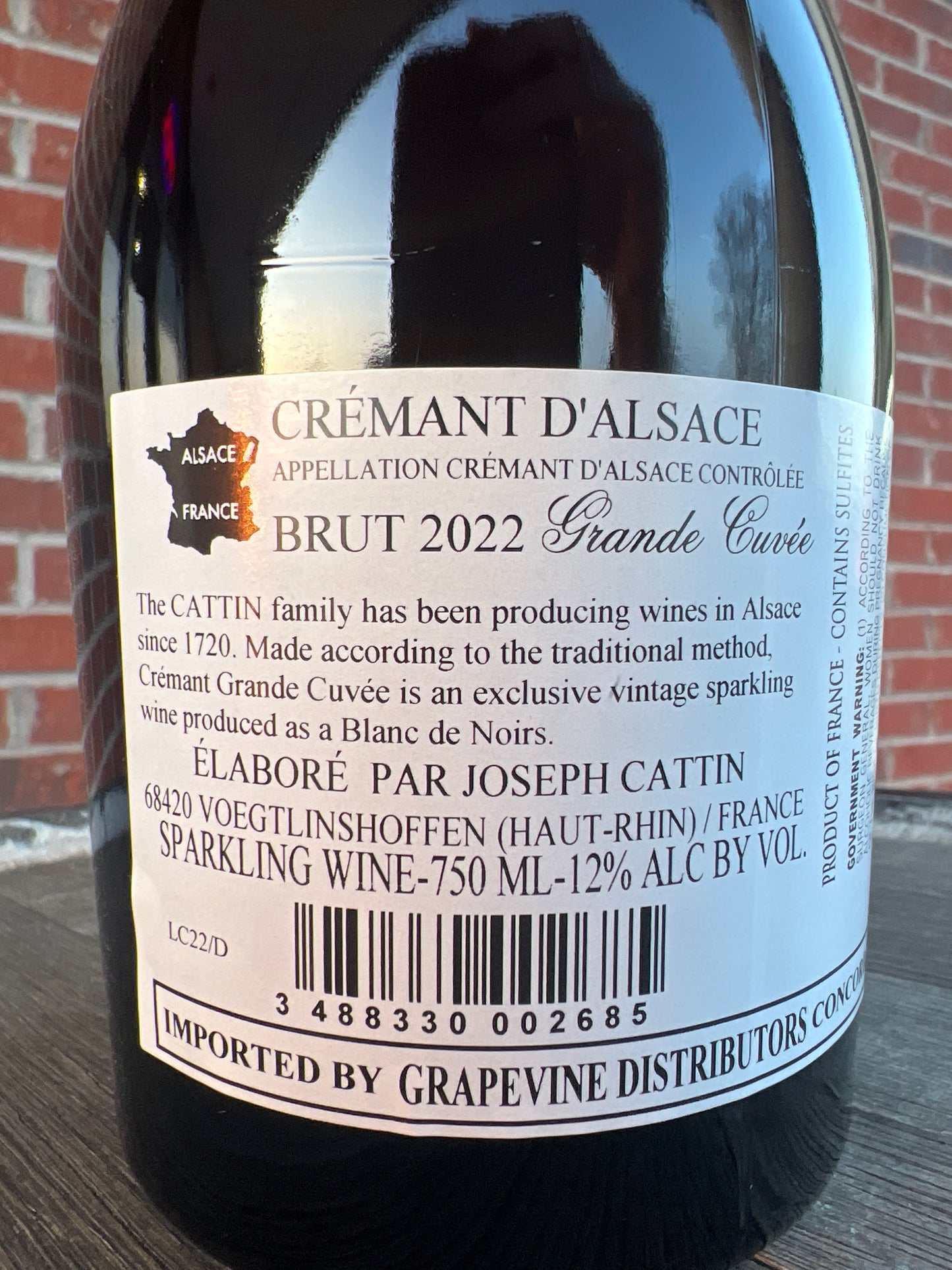 Cattin Crement d'Alsace Brut Grande Cuvee**
