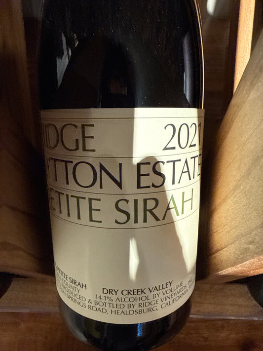 Ridge ‘Lytton Estate’ Petite Sirah