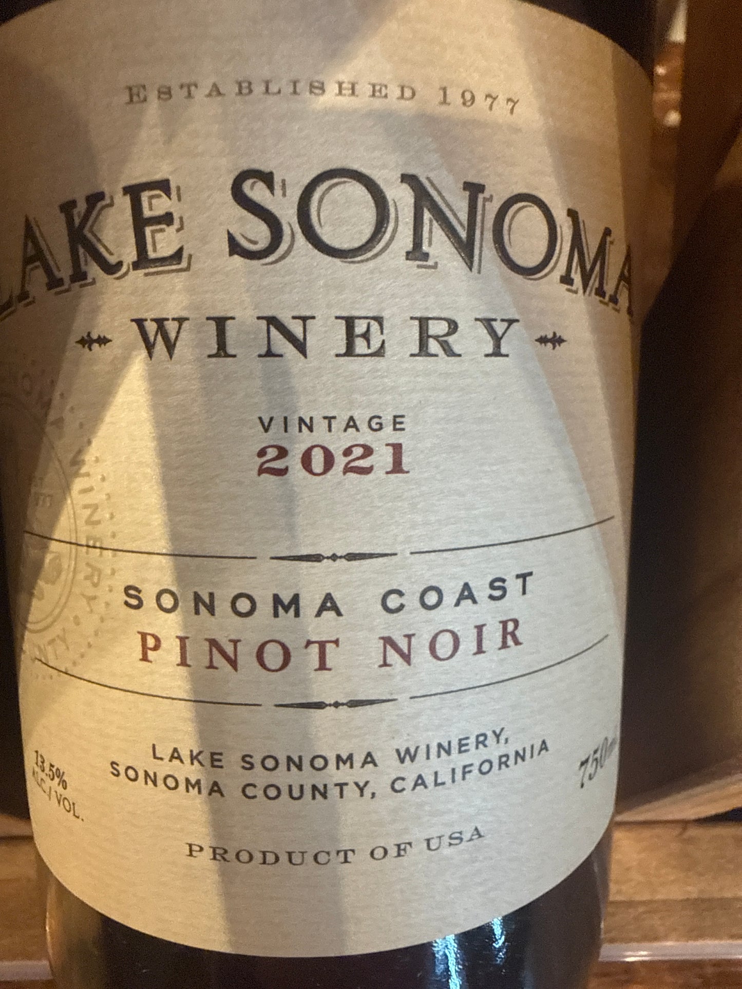 Lake Sonoma Pinot Noir