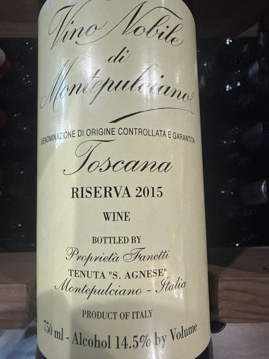 Fanetti Nobile di Montepulciano Riserva (2015)