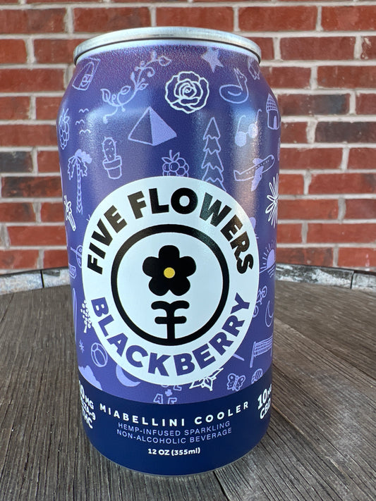 Five Flowers (10mg THC/10mg CBD) Blackberry Can