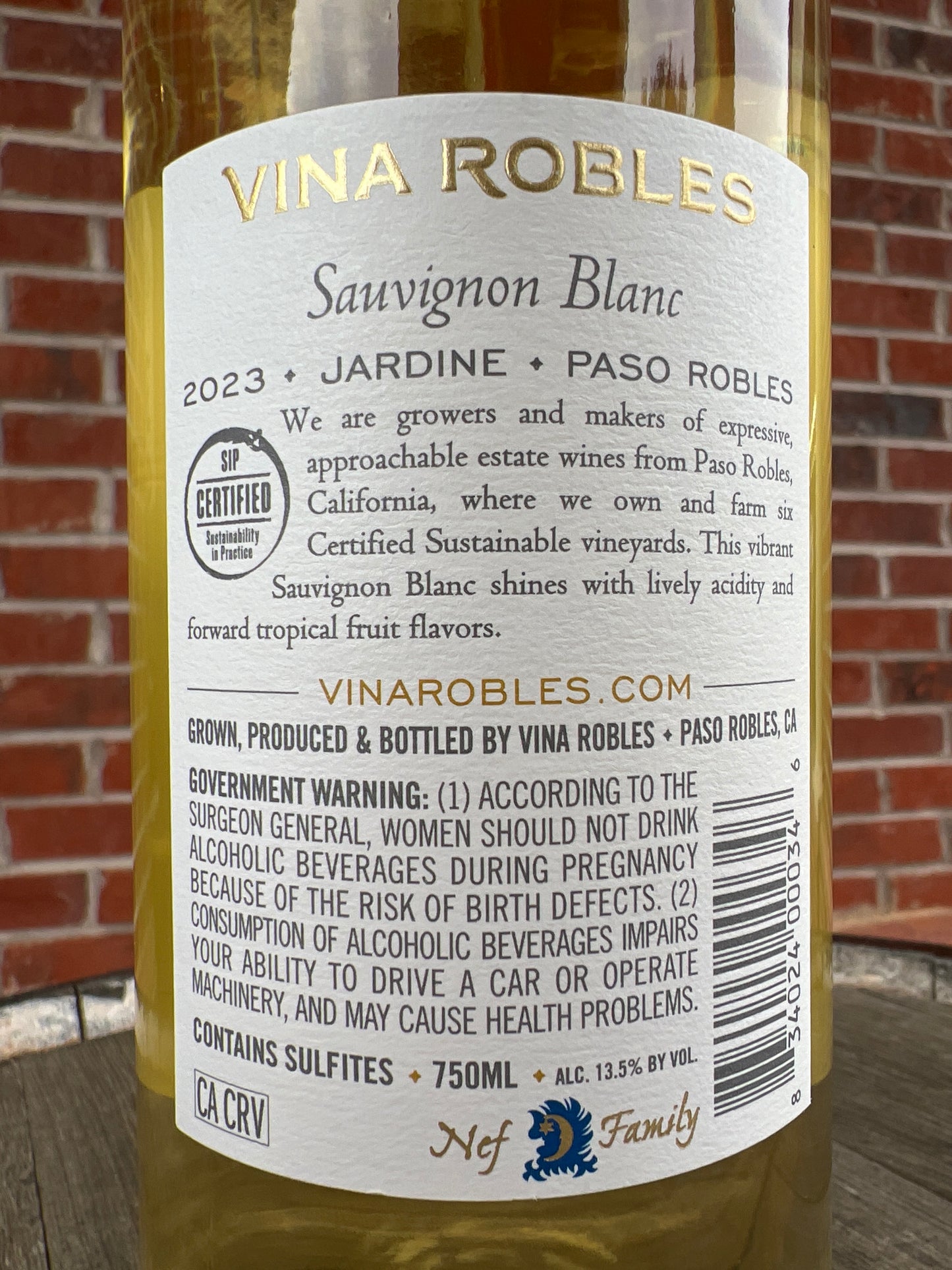 Vina Robles ‘Estate’ Sauvignon Blanc*