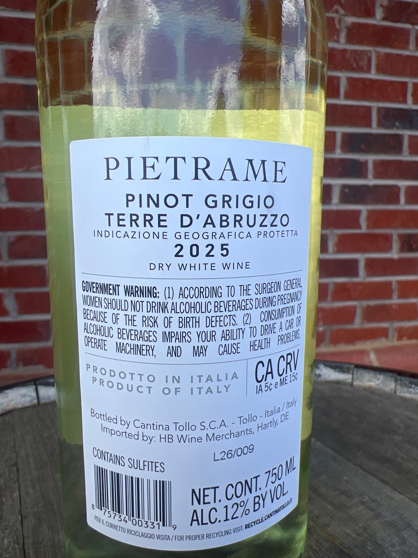 Pietrame Pinot Grigio