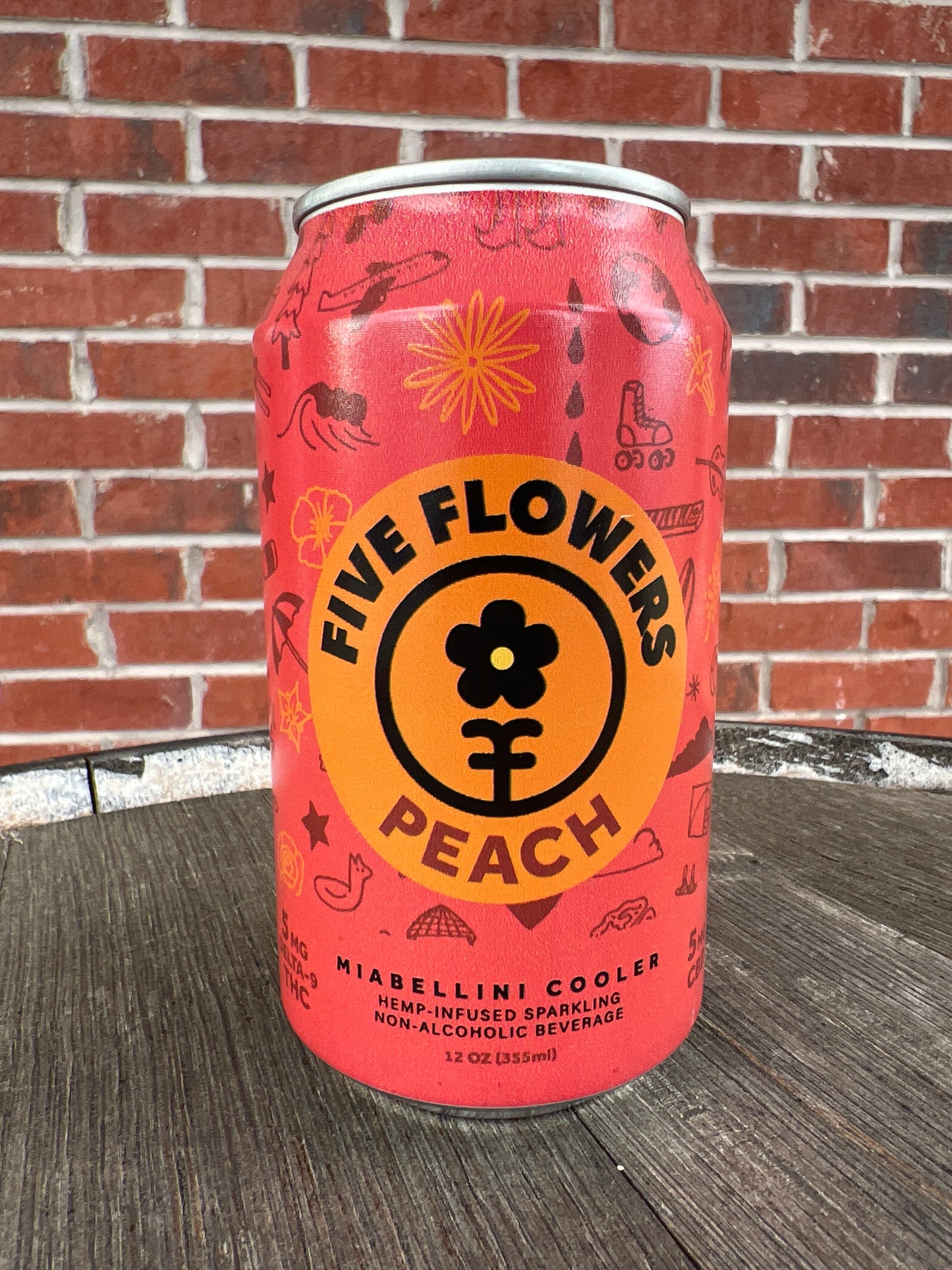 Five Flowers (10mg THC/10mg CBD) Peach
