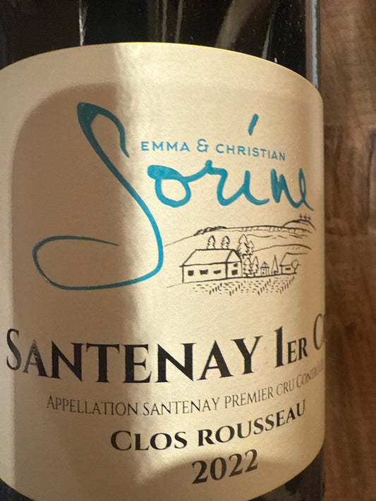 Sorine ‘Santenay Premier Cru’ Clos Rousseau