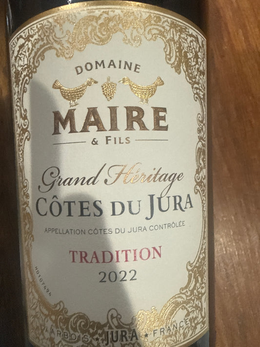 Maire & Fils Cotes du Jura Tradition Rouge (2022)