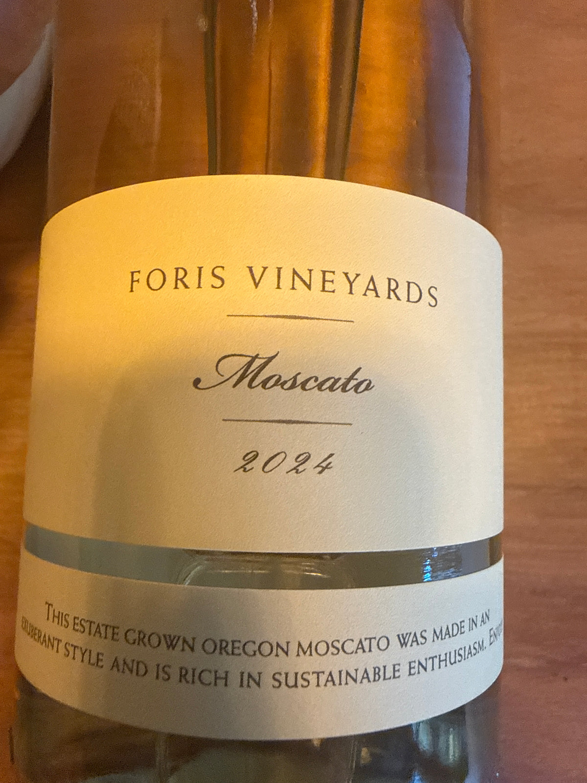Foris Vineyards MOSCATO