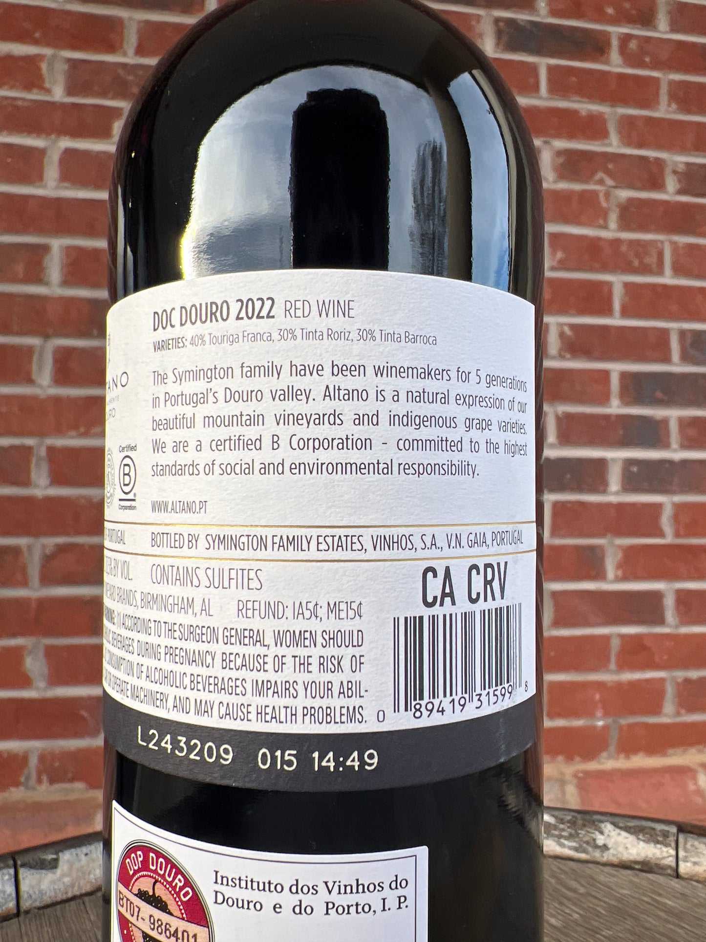 Altano Duoro Red Blend