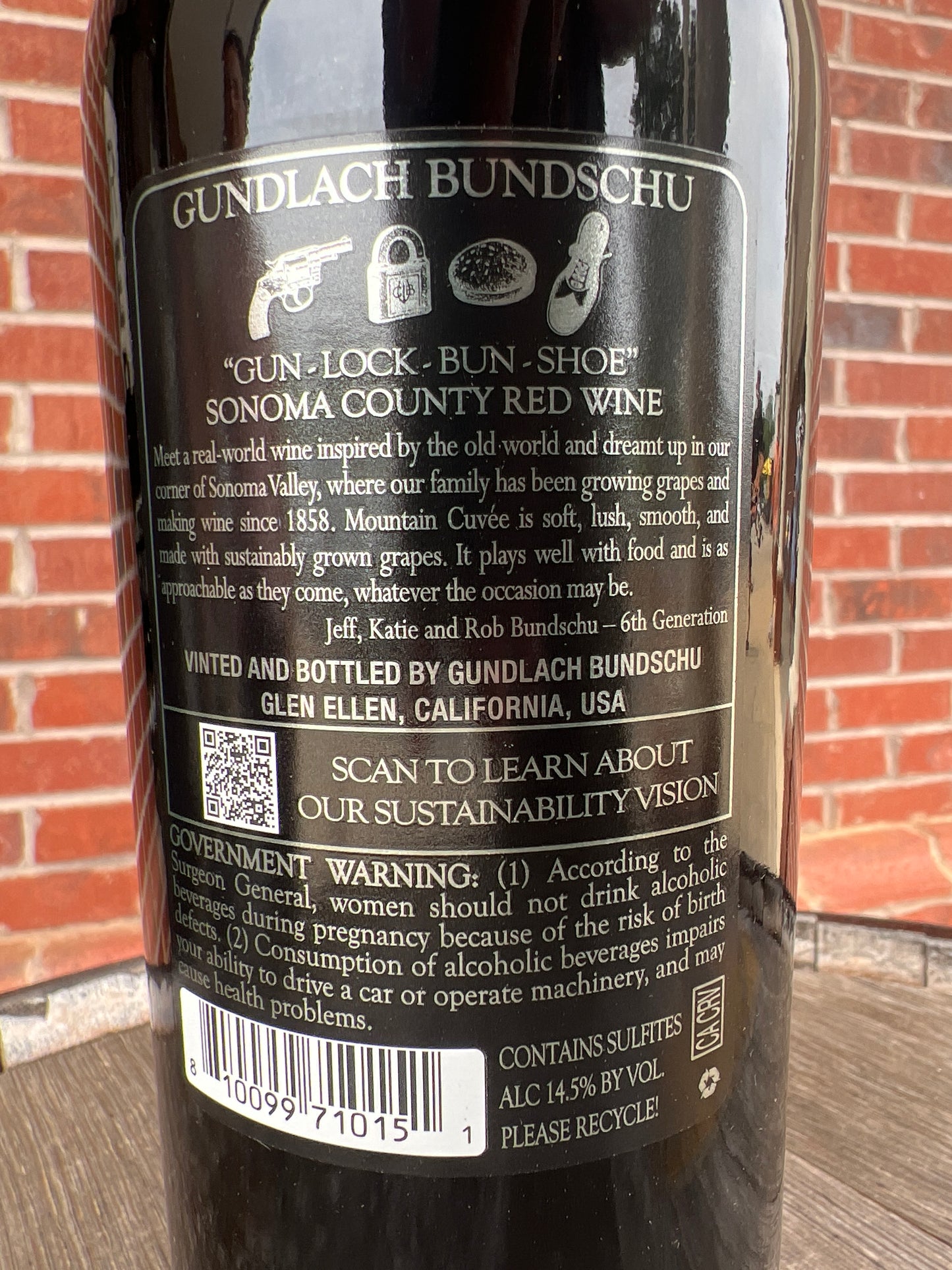Gundlach Bundschu Mtn Cuvée Blend
