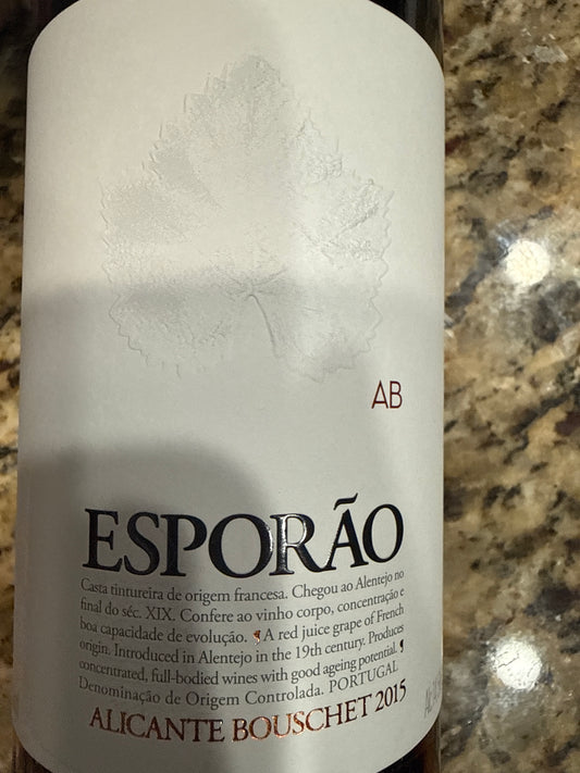 Esporao Alicante Bouschet (2015) ** ⑄⑄