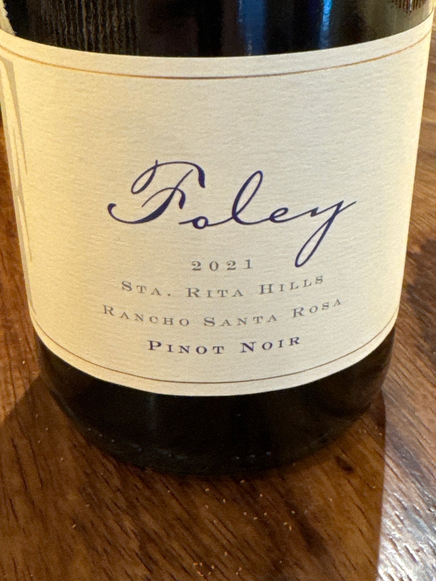 Foley Pinot Noir (Sta. Rita Hills)