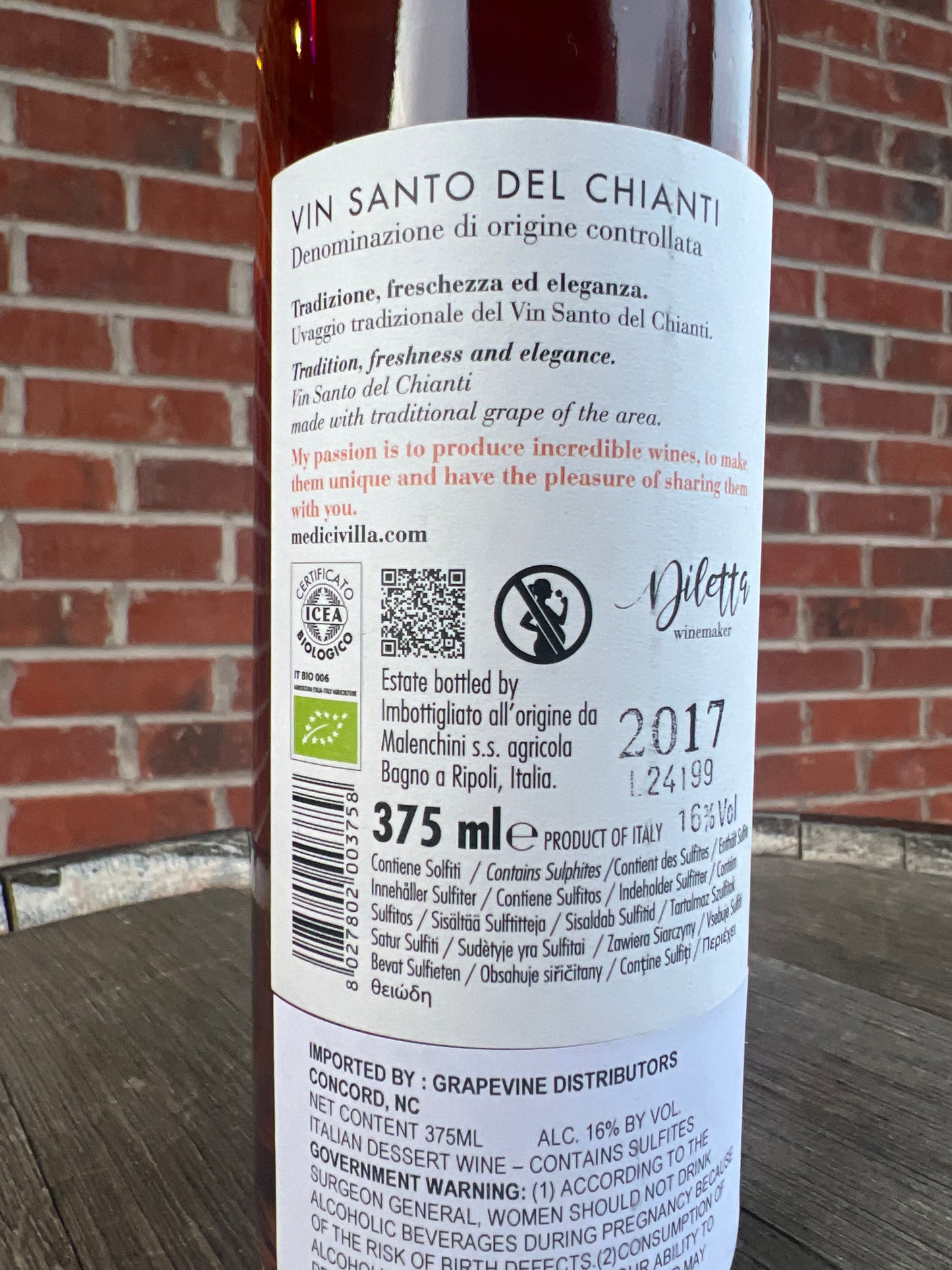 Malenchini Vin Santo del Chianti