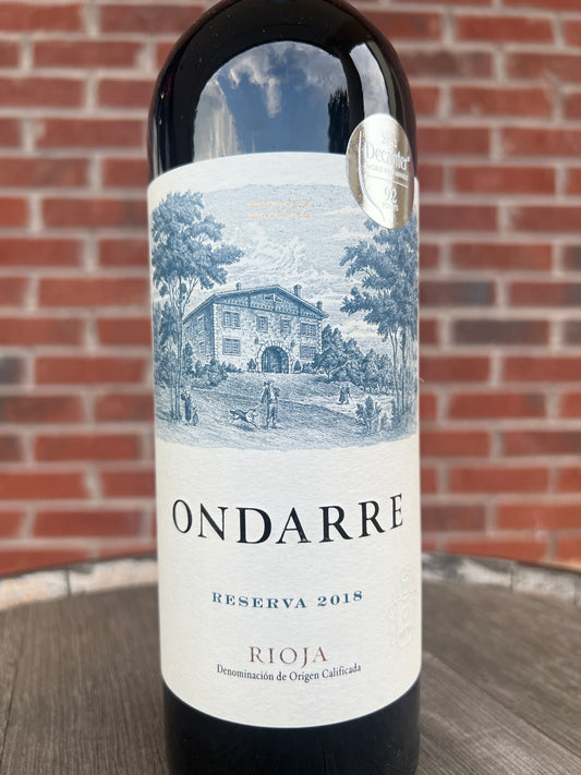 Ondarre 'Rioja Reserva' Tempranillo (2018)
