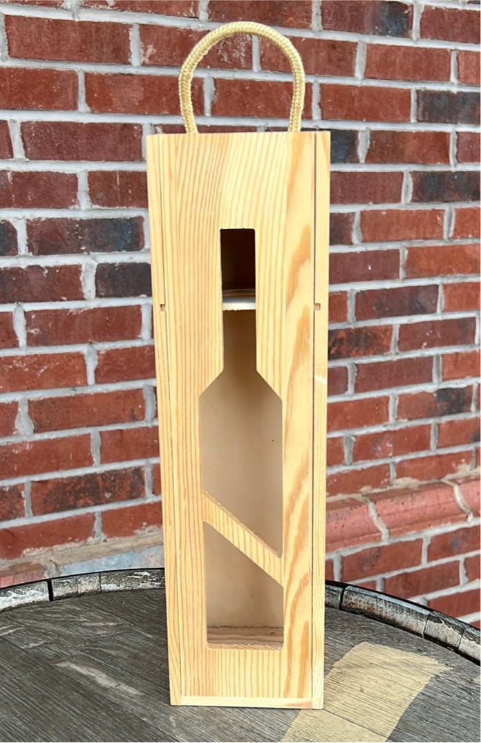 Wooden Wine Bottle Gift Box