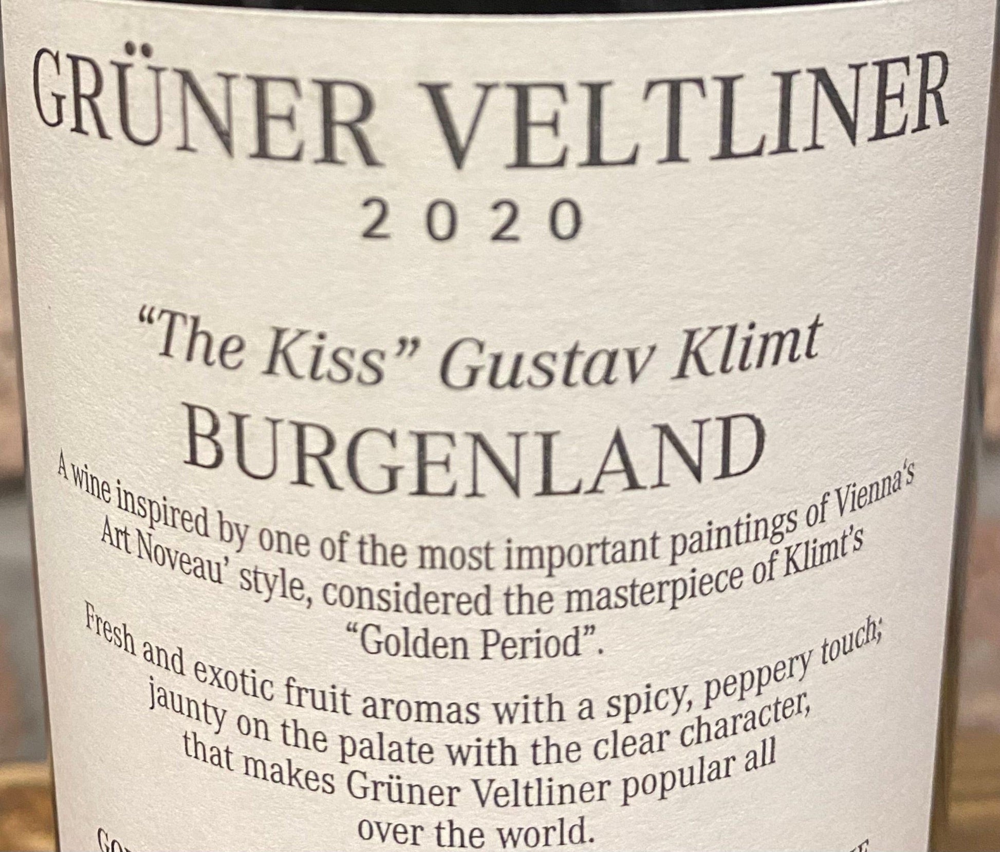 Klimt “The Kiss” Gruner Veltliner - Your Wine Stop   -   Denver, NC